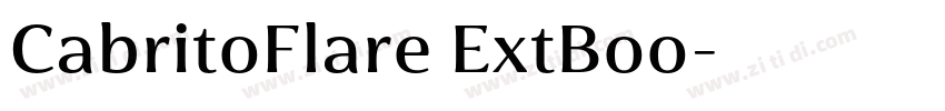 CabritoFlare ExtBoo字体转换